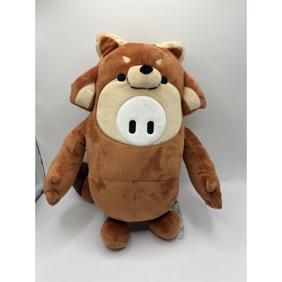 Other - Fall Guys Ultimate Knockout Red Panda Collectible Plush 14" - Pre Owned